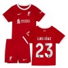 Oficiální Fotbalový Dres Liverpool 2023-24 Luis Diaz 23 Domácí pro Děti